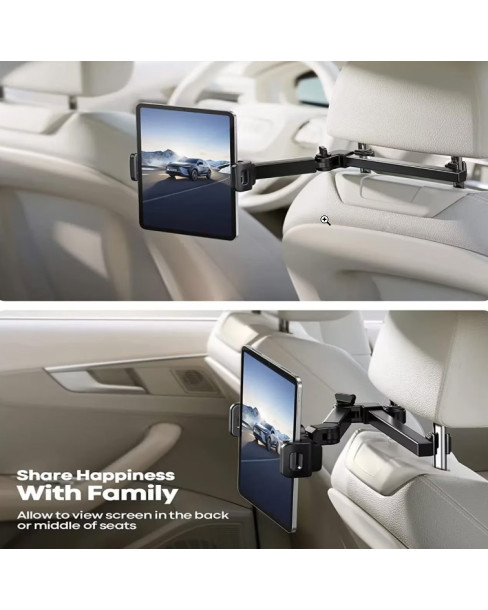 Car Headrest Tablet Mount Holder 